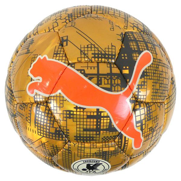 サッカーボール 3号球 4号球 5号球メーカー：プーマ（puma）カラー：【02】メタリックオレンジトレーニングやレクリエーションに最適な、手縫い仕上げの高品質サッカーボール耐久性とデザイン性を兼ね備えたTPU素材に、メタリックホログラム加...