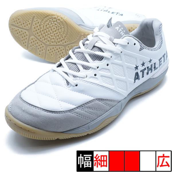 半日値下げ　ATHLETA フットサルシューズ ホワイト　25.5 新品未使用 ATHLETA（アスレタ） ATHLETA_アスレタ フットサルシューズ CODE A002