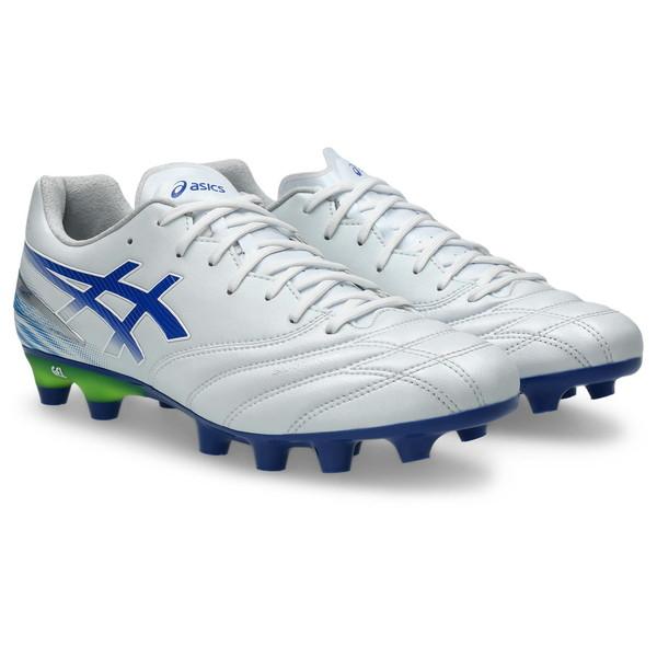 サッカースパイクメーカー：アシックス asicsカラー：WHITE/ASICS BLUEアッパー：-アウトソール：-【在庫について】当ショップは、店頭及び自社サイトにて在庫を共有している為、在庫更新の時間差等により表示上は在庫が「○」（有り...