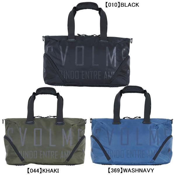 ボストンバッグメーカー：スボルメ SVOLMEカラー：【010】BLACK【044】KHAKI【369】WASHNAVY素材：ポリエステル100%サイズ：32.5×45.5×19.8cm(28L)肩掛け、手持ち、ショルダーの3WAY対応のボ...