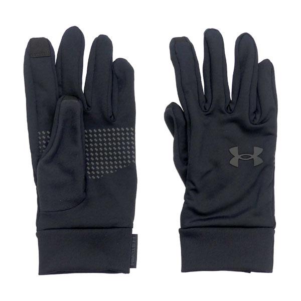 【ネコポス送料無料】 アンダーアーマー UA ストームライナー グローブ 1377508-002 サッカー フットサル 手袋 フィールドグローブ ブラック
