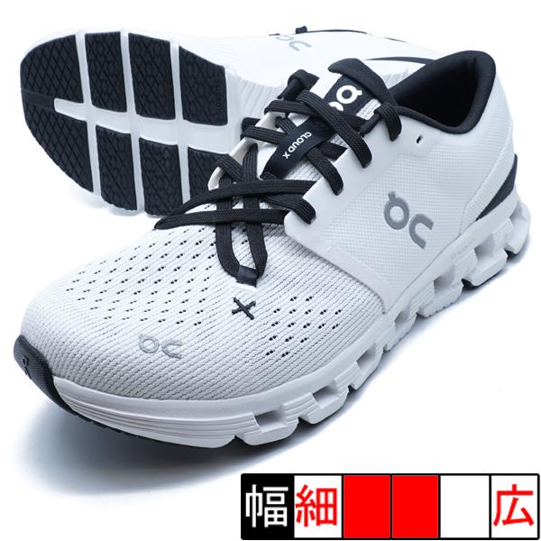 On（オン） クラウド エックス 4 On 3ME30040791-IVOBLK Ivory×Black