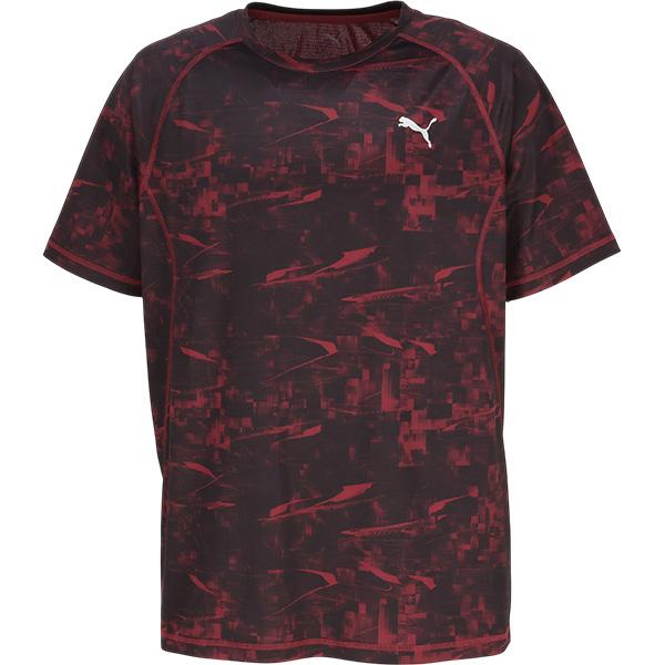 【ネコポス】 プーマ PUMA M RUN VELOCITY AOP Tシャツ 528256 ランニング 陸上 ランニングシャツ メンズ
