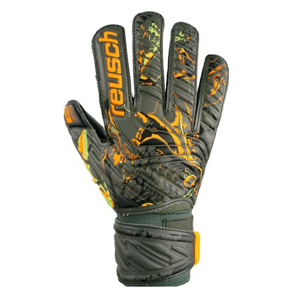 ロイシュ reusch ジュニア アトラクト シルバー JR 5362015-5555 サッカー キーパーグローブ GKグローブ ゴールキーパー ブラック 子供用