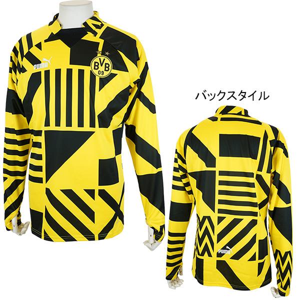 PUMA ボルシア・ドルトムント 長袖ジャージ ニットトップ　M PUMA（プーマ） ボルシアドルトムント BVB 2022/23 裏起毛 ニット