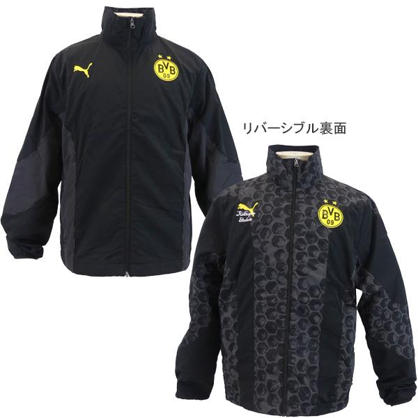 ドルトムント　プーマ　アウター PUMA ボルシアドルトムント BVB 裏起毛 TR ウィンタージャケット