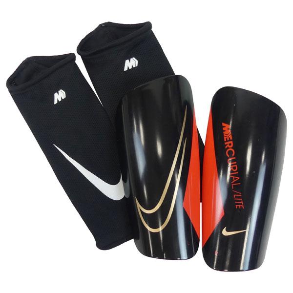 ナイキ NIKE マーキュリアルライト シンガード DN3611-014 サッカー フットサル すねあて スリーブ付き