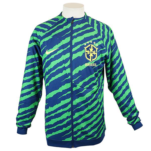 サッカー　ナイキ　ブラジル代表　ナイロンジャケット　セットアップ ブラジル代表 2022 ACDPR アンセムジャケット(グリーン×ネイビー