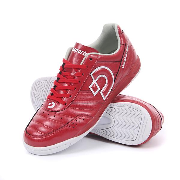 カンピーナスSP II デスポルチ レッド フットサルシューズ インドア室内用 Desporte カンピーナスSP II デスポルチ desporte DS-2031-RED