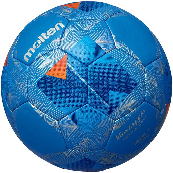 練習用pサッカーボール メーカー：モルテン moltenカラー：ブルー人工皮革サイズ/直径約直径約18cm（幅11.5×奥行11.5×高さ5cm）製法/ミシン縫いヴァンタッジオリフティングボール LEVEL1　初心者向け・重さ約330g※予...