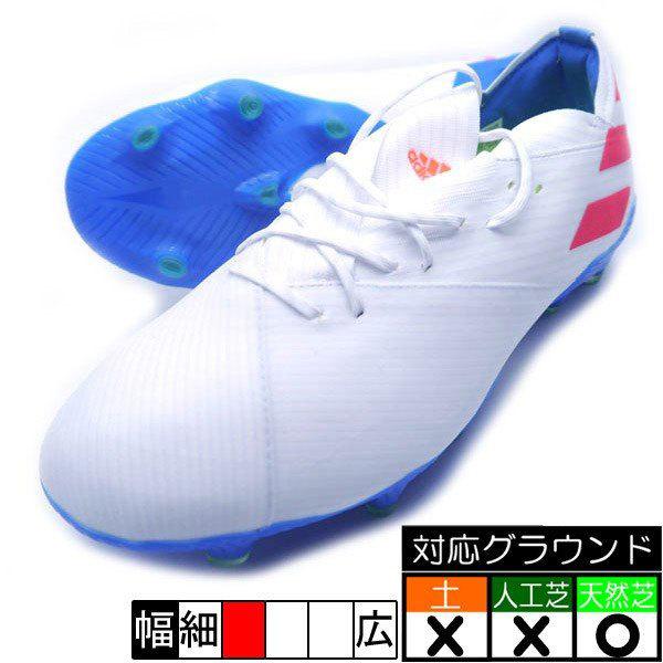 ネメシス メッシ 19 1 Fg アディダス Adidas F ホワイト レッド サッカースパイク 天然芝用 白 フタバスポーツフットボール店 通販 Paypayモール