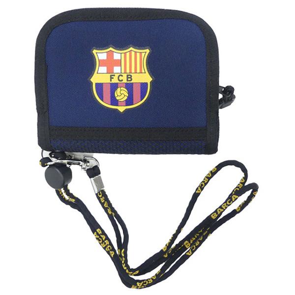 【ネコポス選択可】 バルセロナ オフィシャル FCB ラウンドウォレット FCB-111A サッカー サポーターグッズ 財布 ネイビー