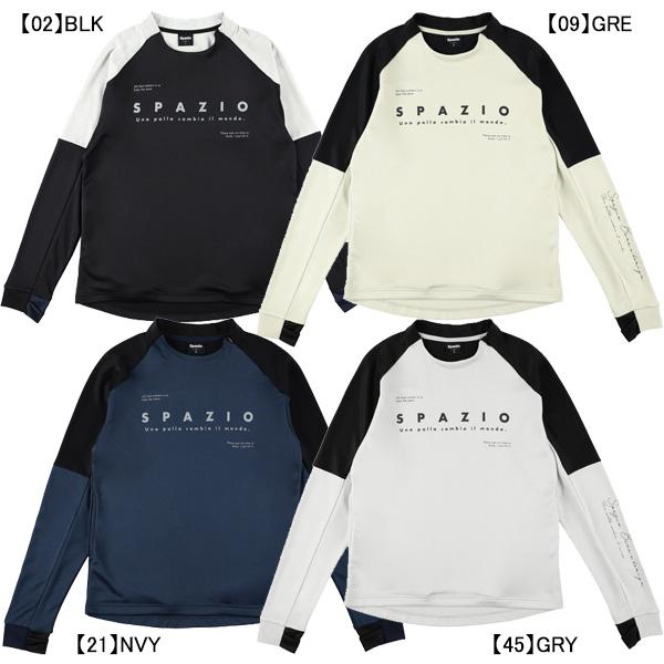 Spazio スパッツィオ 袖パネルミッドトレーニングトップ GE-1036