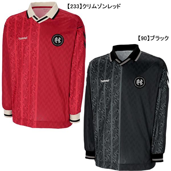 ヒュンメル メンズ H.FC ロングスリーブゲームシャツ サッカーウェア フットサルウェア トップス 長袖 ブラック 黒 レッド 赤 送料無料 hummel HAG3031 hummel（ヒュンメル） hummel H.FC ロングスリーブゲームシャツ