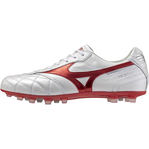 Mizuno サッカースパイク ホワイト/レッド　モレリア MIZUNO モレリア 2 JAPAN AG ミズノ mizuno P1GA250360 ホワイト