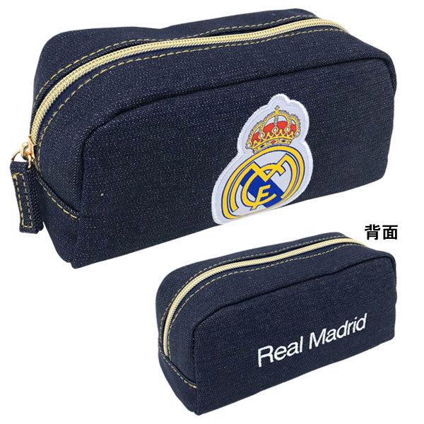 レアルマドリード RM デニム角型 ペンポーチ ペンケース RM-051