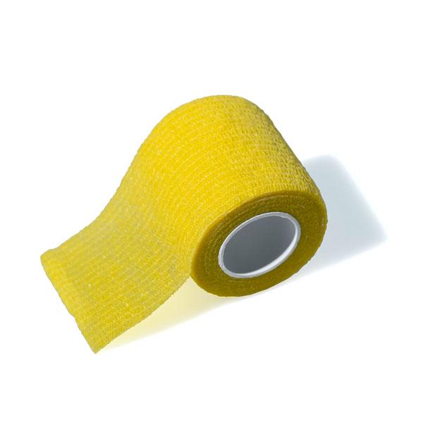 シンガード ストッパー ソックステープ 靴下止め メーカー：プレディ（PLEADY）カラー：イエローサイズ：幅5cm×全長4.5m主流となっているセパレートソックスのスタイルで、ソックス同士のつなぎ目を止めるために必要なテープテープ同士のみ...