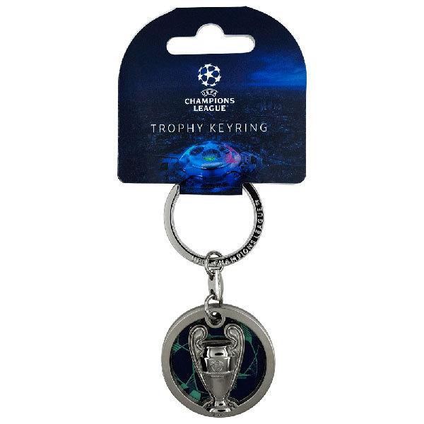 【ネコポス選択可】 UEFA チャンピオンズリーグ トロフィー キーリング スライド UEFA CL SA AC 3 ヨーロッパサッカー連盟 オフィシャルグッズ サポーターグッズ