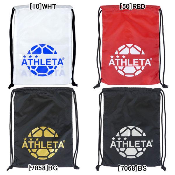 1点のご注文の場合、ポスト投函「ネコポス：送料無料」で出荷します。対象外の場合は「宅急便：送料無料」に変更しますナップサック ジムサック マルチバックメーカー：アレスタ（ATHLETA）カラー：【10】WHT　【50】RED　【7058】B...
