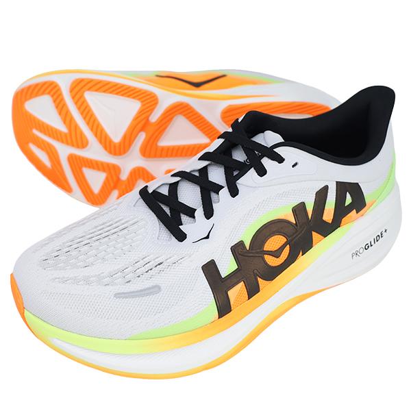 ホカ HOKA メンズランニングシューズ Clifton PRO Wide クリフトン プロ ワイド マラソン ジョギング 1177531-CMCGR