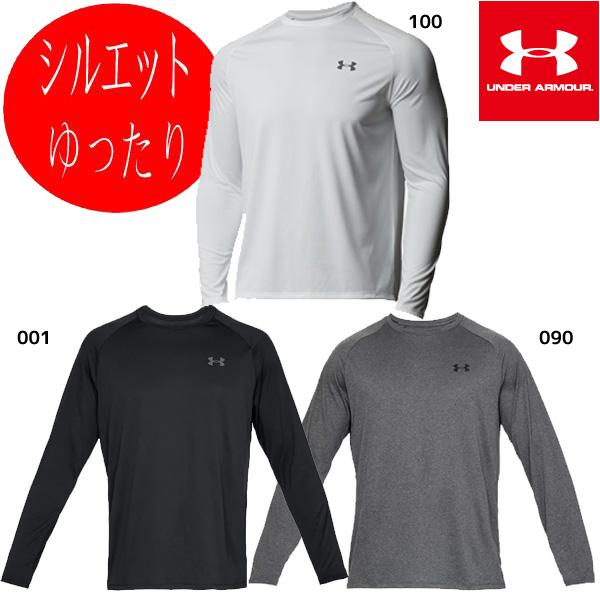 【ネコポス送料無料】 アンダーアーマー メンズ Tシャツ 長袖 丸首 ロンT UA ワンポイントロンT ロングスリーブ ヒートギア ルーズ トレーニング ランニング