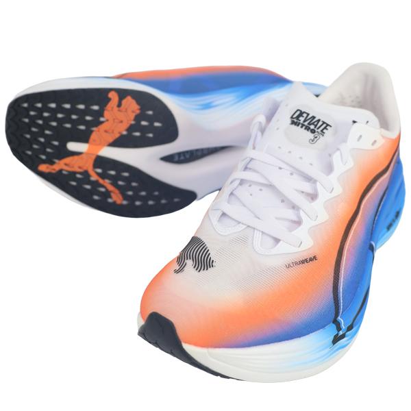 プーマ PUMA メンズ ランニングシューズ ディヴィエイト ニトロ エリート 3 EKIDEN マラソン ジョギング 駅伝 ホワイト 313420-01