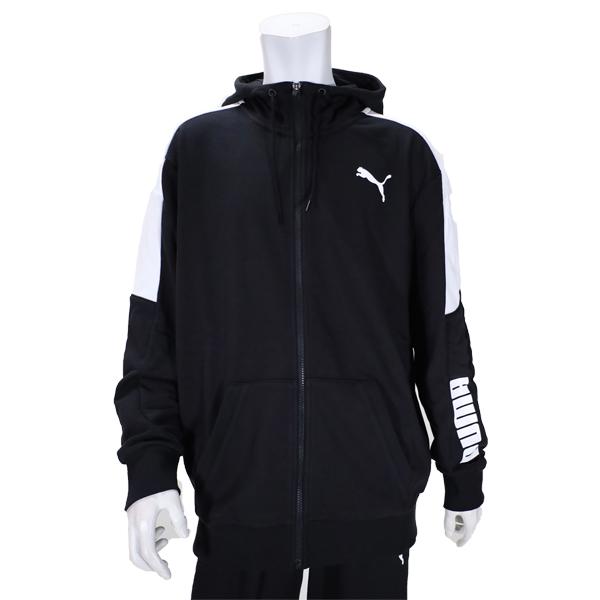 Puma 愛工大名電　ブラック ジップアップジャケット 　ジャージ　６６　L PUMA（プーマ） ジャージ ジャケット モダン フード ジャージ 部活