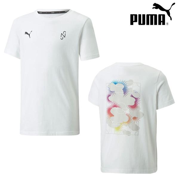 プーマ PUMA ジュニア用 ネイマール NJR THRILL グラフィック トレーニングシャツ JR 子供用 キッズ用 トレーニング Tシャツ 練習 普段着 605681