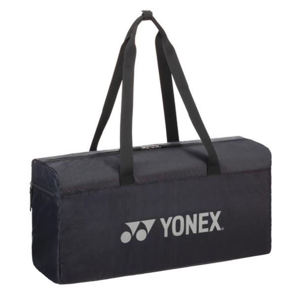 テニス ジムバッグＭ【メーカー】ヨネックス YONEX【カラー】007：ブラック【素材】ポリエステル仕様：サイドポケット、内ポケット、YKKファスナー、撥水、パッカブル収納