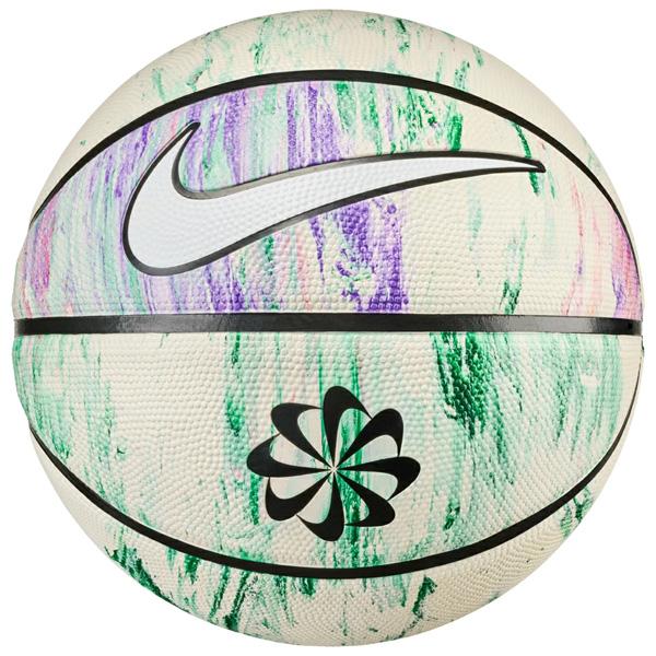 エブリデイPG 8P ネクストネイチャー野外コートでの使用に最適な耐久性のあるゴムを使用したボール。ディープチャネル設計により、あらゆるプレーにおいてコントロール性を発揮する。【カラー】944：マルチ/ホワイト/ブラック【素材】100% ゴム