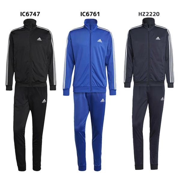 adidas トレーニングウェア 上下セット 青　サイズM adidas アディダス メンズ ジャージ上下セット 3ST TRトラックスーツ
