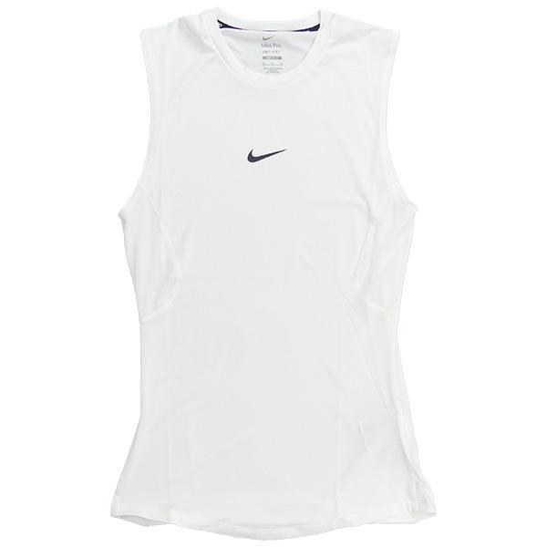 【ネコポス送料無料】 ナイキ NIKE ナイキプロ Dri-FIT タイト ノースリーブ フィットネストップ FB7915-100 サッカー フットサル インナーシャツ 着圧 ホワイト
