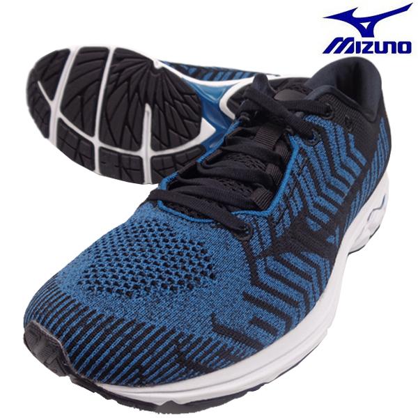 MIZUNO（ミズノ） ランニングシューズ メンズ ウェーブライダー ニット
