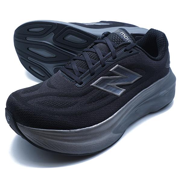 Fresh Foam X More v6 ニューバランス New Balance MMORLA6-2E ブラック ランニングシューズ