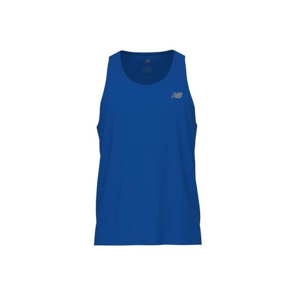 【ネコポス送料無料】ニューバランス New Balance メンズ ランニングシャツ シングレット 25FW ノースリーブ MT41220-BUM