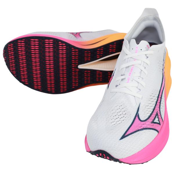 ミズノ mizuno ウエーブリベリオン プロ3 WAVE REBELLION PRO 3 メンズ ランニングシューズ マラソン ジョギング U1GD2533-11