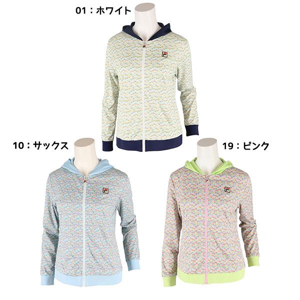 フルジップパーカー軽い肌触りのエレガントかつスポーティなジップアップパーカー。【カラー】01：ホワイト10：サックス19：ピンク【素材】ポリエステル100%【機能】吸水速乾、UV【原産国】中国