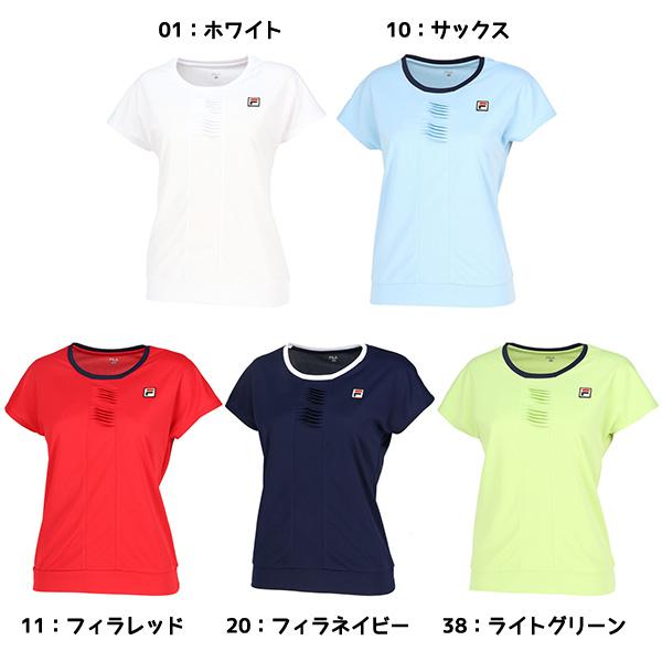 [専用] フィラ　テニスウェア　上下セット(20)フィラテニスシャツ(20) FILA（フィラ） テニス レディース ゲームシャツ Tシャツ 半袖シャツ