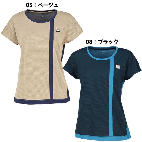 FILA（フィラ） レディース テニスウェア シャツ VL2920 ドットT