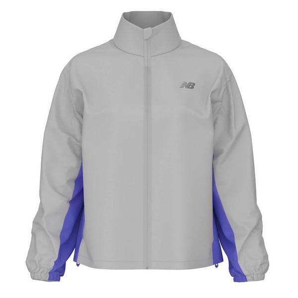 ニューバランス　裏起毛ランニングジャケット　Lレディース　トレーニング　アウター New Balance（ニューバランス） ブルゾン アウター 裏起毛トリコット
