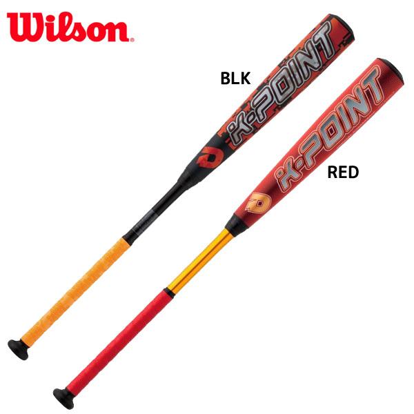 Wilson K POINT 軟式バット ケース付き Wilson（ウイルソン） ウィルソン 軟式バット K-POINT トップバランス