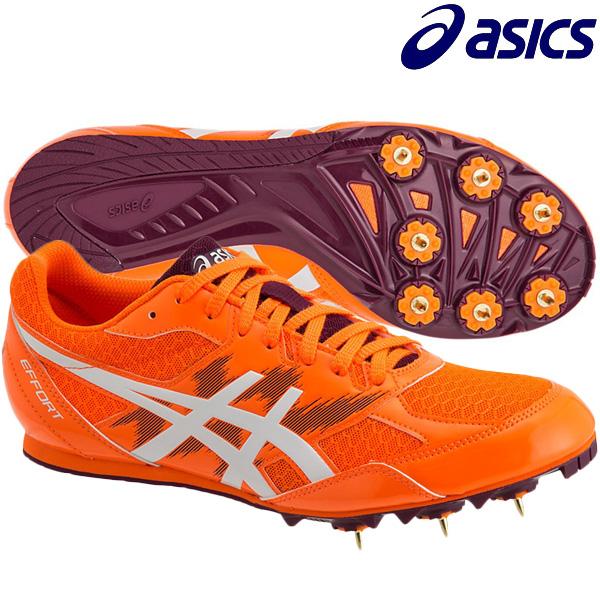 セール アシックス Asics Effort Mk 1091a014 800 陸上スパイク メンズ レディース オールウェザー 土トラック 対応 部活 練習 ショッキングオレンジ 特価 1091a014 800 フタバスポーツサッカー館ヤフー店 通販 Yahoo ショッピング
