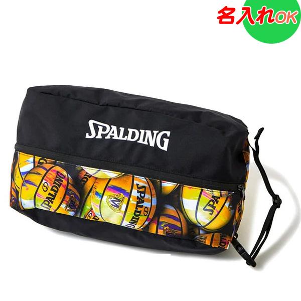 大サイズのバスケットシューズが収納出来る大型のシューズバッグ。[メーカー]スポルティング SPALDING[品名]シューズバッグ　シューズケース　シューバッグ[商品名/品番]シューズバッグ マーブル イエロー　42002MY[素材]ポリエス...