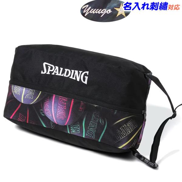 大サイズのバスケットシューズが収納出来る大型のシューズバッグ[メーカー]スポルティング SPALDING[商品名]シューズバッグ　シューズケース　シューバッグ[商品名/品番]シューズバッグ ストリートファントム グリーン　42-002SPM...