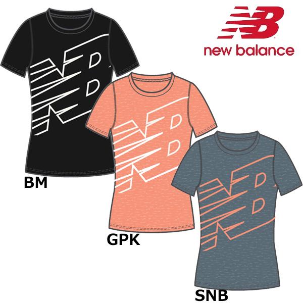 ニューバランス Newbalance N U A グラフィックプリント ショートスリーブ Tシャツ Awt レディース ランニング Tシャツ 半袖 年春夏モデル Awt フタバスポーツサッカー館ヤフー店 通販 Yahoo ショッピング