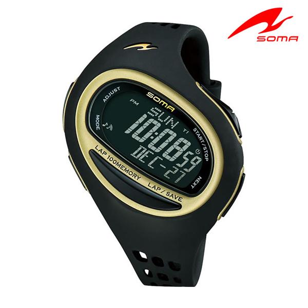 ランニングウォッチ ソーマ Soma 腕時計 メンズ レディース Run One 100sl 初級者向け ラージサイズ マラソン スポーツ ブラック Dwj Dwj フタバスポーツサッカー館ヤフー店 通販 Yahoo ショッピング