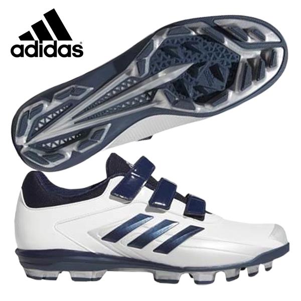 アディダス Adidas Adizero Stabile Point Low Ac Ee9234 野球 ソフトボール シューズ スパイク 金具埋め込み ホワイト ネイビー 年春夏モデル Ee9234 フタバスポーツサッカー館ヤフー店 通販 Yahoo ショッピング
