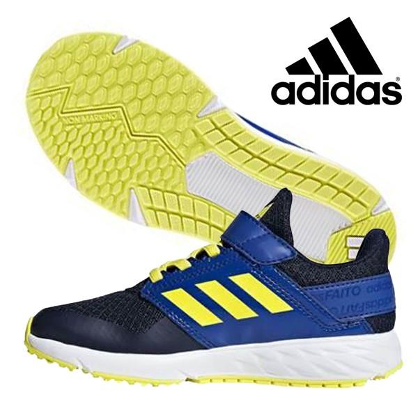 アディダス Adidas キッズスニーカー ジュニア ランニングシューズ アディファイト El K F ベルクロ マジックテープ かけっこ 運動会 男の子 ブルー 青 F フタバスポーツサッカー館ヤフー店 通販 Yahoo ショッピング