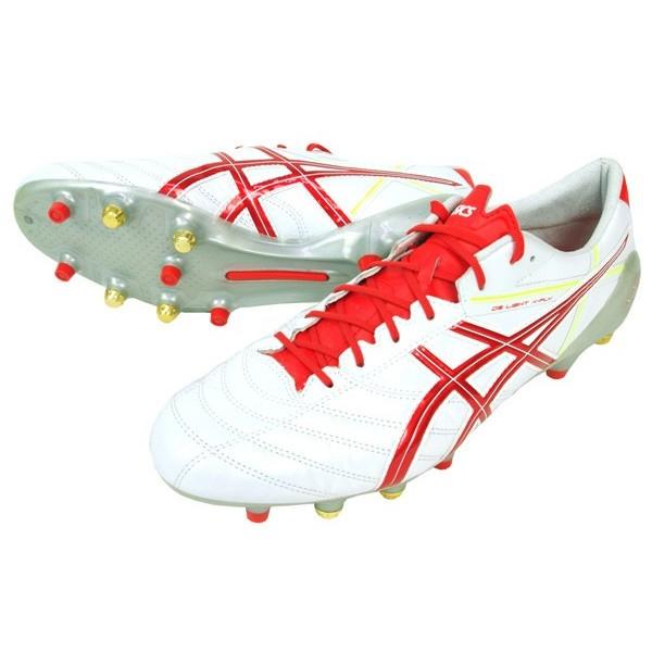 アシックス サッカースパイク Ds Light X Fly 2 Si Tss710 0023 パールホワイト レッド Tss710 0023 フタバスポーツサッカー館ヤフー店 通販 Yahoo ショッピング