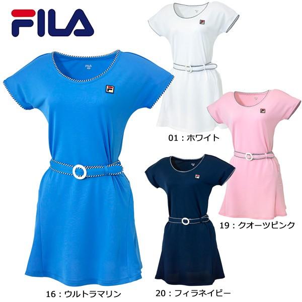 フィラ Fila ワンピース Vl1384 テニス ウィメンズ レディース 半袖 Vl1384 フタバスポーツサッカー館ヤフー店 通販 Yahoo ショッピング